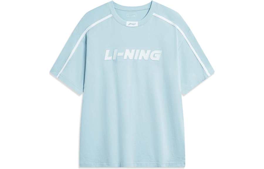 Li-Ning Li Ning Sports Life Collection T Shirt Unisex Condensed Sky Blue