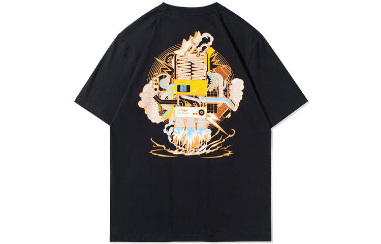 Li-Ning Li Ning Sports Fashion Collection T Shirt Men's Black