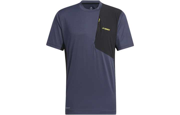 Adidas Adidas T Shirts Men's Dark Blue Crew Neck Moderate Straight Fit