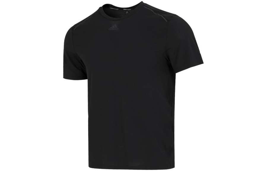 Adidas Adidas T Shirts Men's Black Crew Neck Moderate