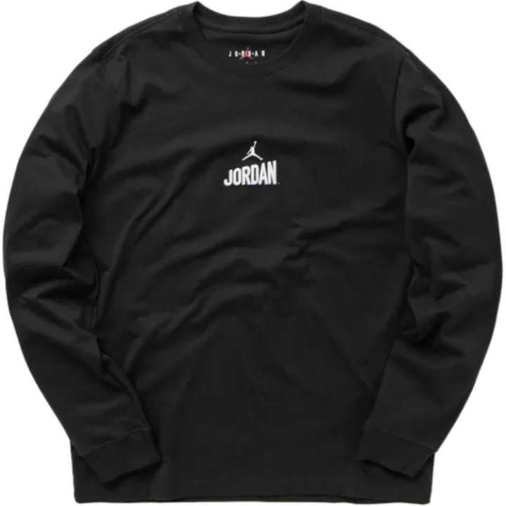 Nike Nike T Shirts Men's Black Crew Neck Moderate Straight Fit