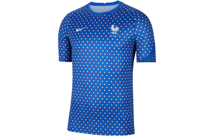 Nike Nike T Shirts Men's Blue Crew Neck Moderate Straight Fit