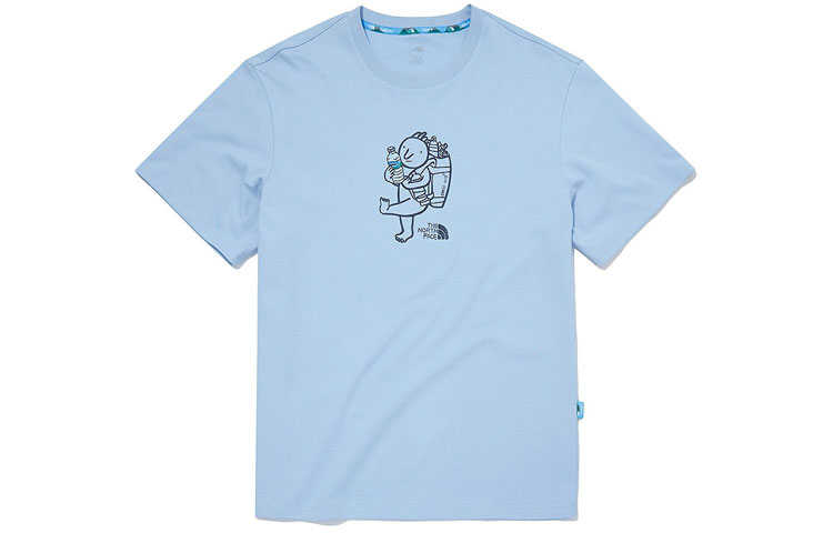 THE NORTH FACE T Shirt Unisex Sky Blue