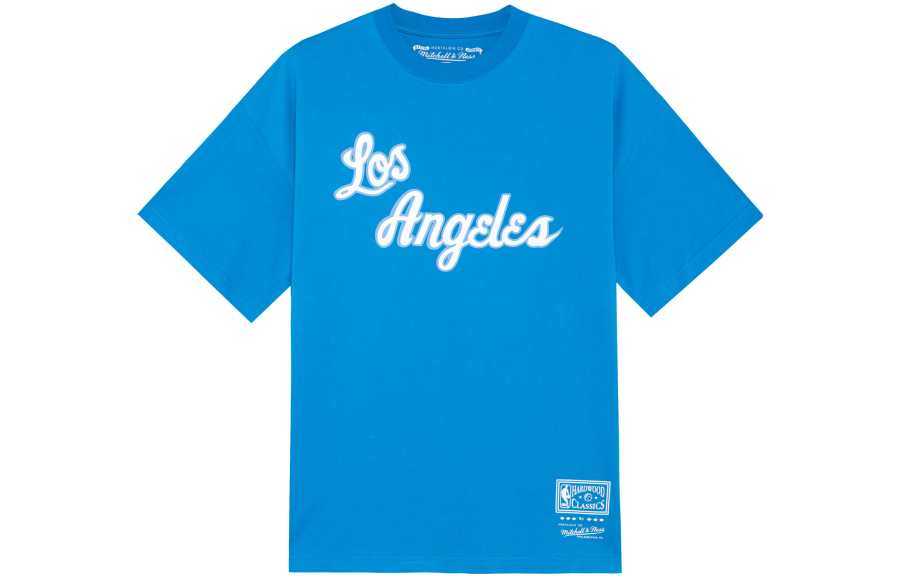 Mitchell Ness Mitchell Ness SS22 T Shirt Unisex Blue