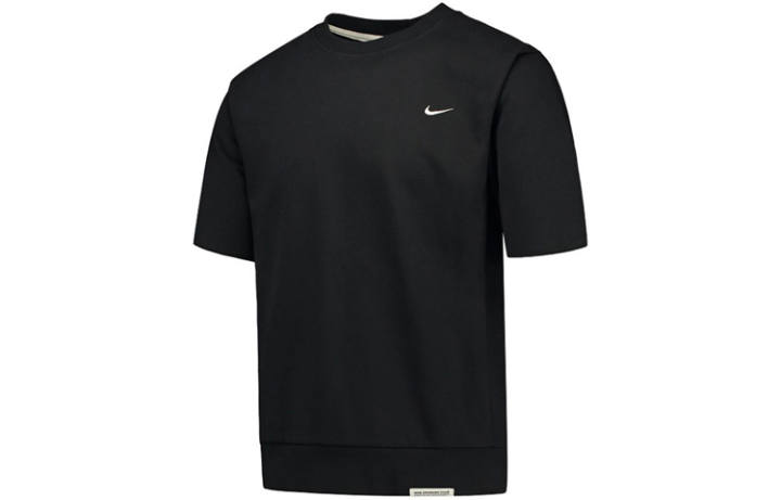 Nike Nike T Shirts Men's Black Crew Neck Moderate Straight Fit