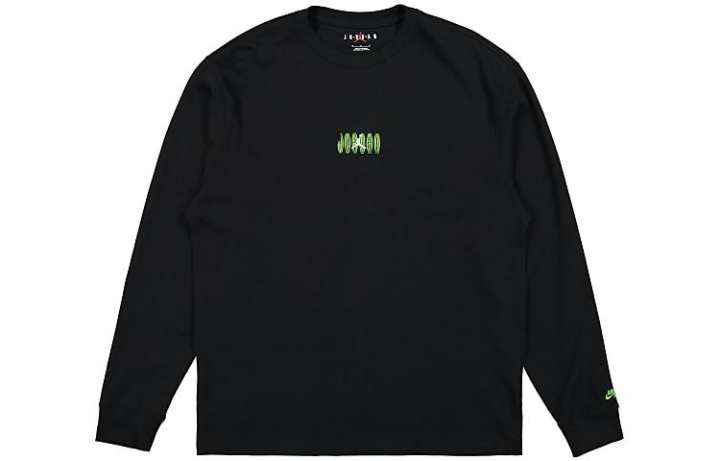 Nike Nike T Shirts Men's Black Crew Neck Moderate Straight Fit