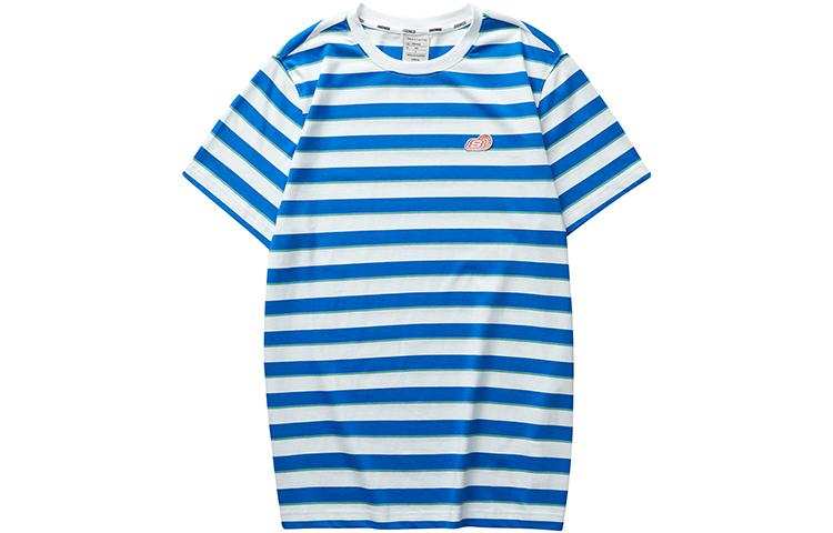 Skechers x HANKOUERCHANG,LIANMINGKUAN T Shirt Men's Blue White Stripes