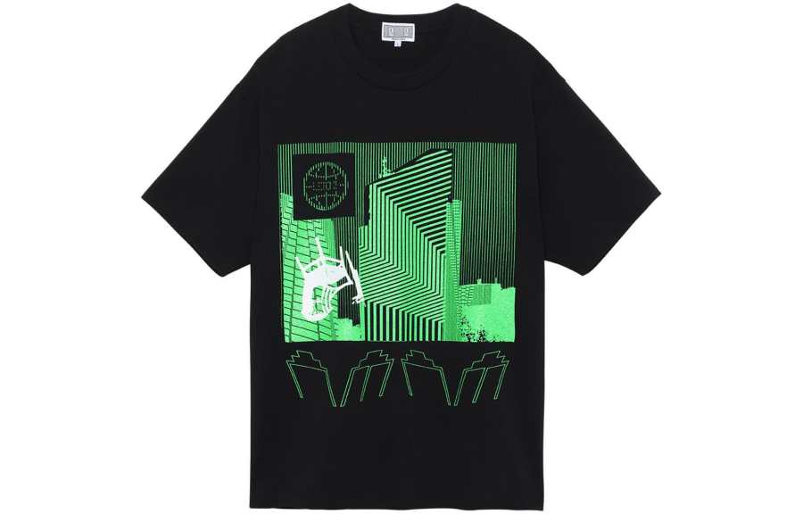 Cav Empt T Shirts Men's Black Crew Neck Moderate Straight Fit