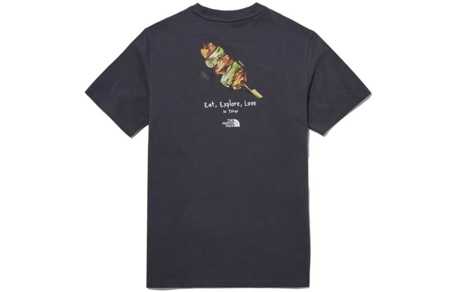 THE NORTH FACE T Shirt Men's Charcoal Gray
