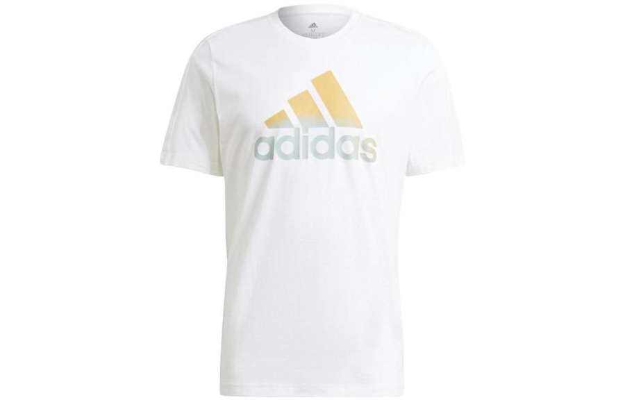 Adidas Adidas T Shirts Men's White Crew Neck Moderate