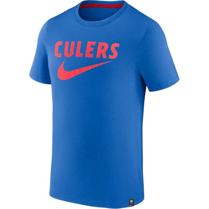 Nike Nike T Shirts Men's Blue Crew Neck Moderate Straight Fit