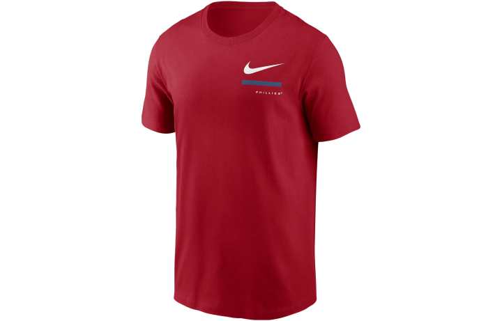 Nike Nike T Shirts Men's Dark Red Crew Neck Moderate Straight Fit