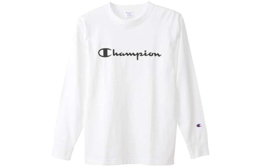 Champion Straight Fit Long Sleeved T Shirt Japan Version Unisex
