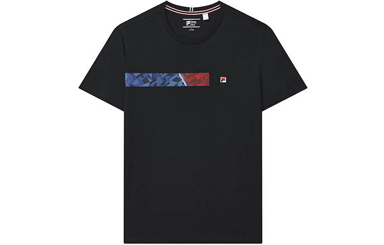 FILA T Shirts Men's Legend Blue Crew Neck Moderate Straight Fit