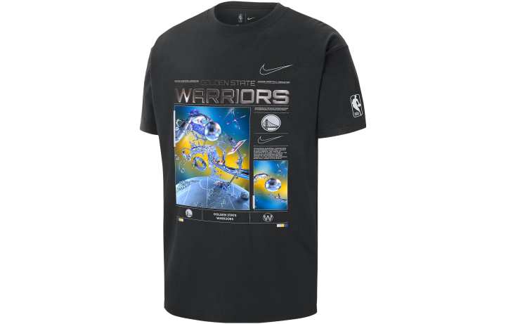 Nike Nike Golden State Warriors Courtside Men's Nike Nba Max90 T Shirt