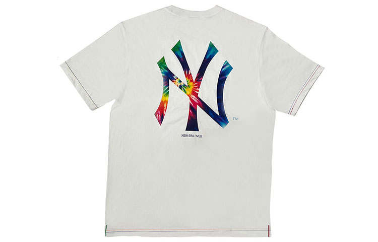 New Era X MLB T Shirts Unisex White Crew Neck Moderate Straight Fit
