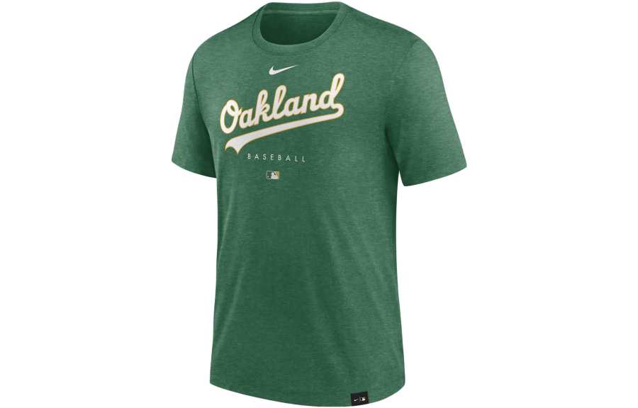 Nike Nike T Shirts Men's Green Crew Neck Moderate Straight Fit