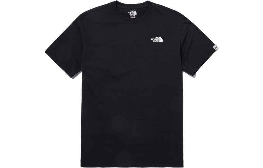 THE NORTH FACE T Shirts Men's Black Crew Neck Moderate Straight Fit