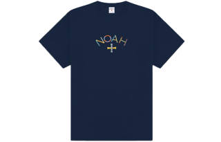 NOAH Embroidered Core Logo Tee