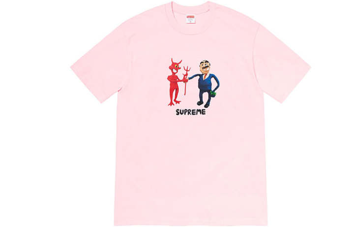 Supreme Supreme Business Tee Light Pink