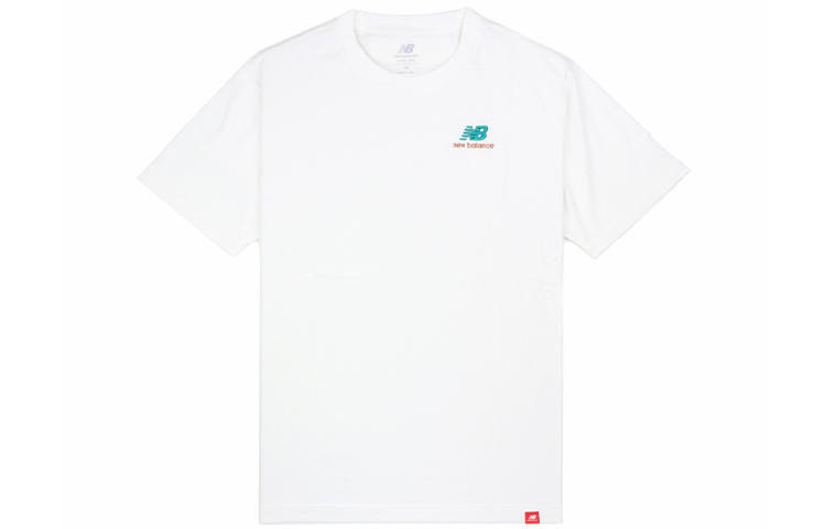 New Balance New Balance T Shirts Unisex White Crew Neck Moderate Straight Fit