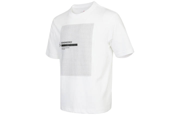 Jordan Jordan T Shirts Men's White Crew Neck Moderate Straight Fit