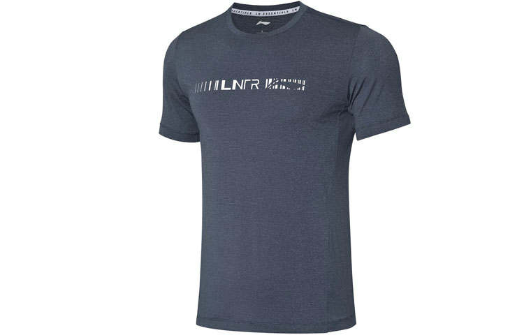 Li-Ning Li Ning T Shirts Men's Crew Neck Moderate Straight Fit