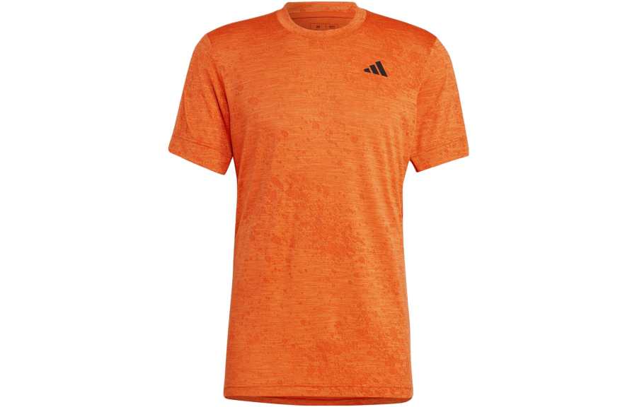 Adidas Adidas T Shirts Men's Old Red Crew Neck Moderate Straight Fit