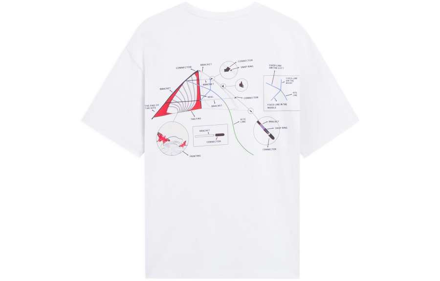 Li-Ning Li Ning CF Tracing T Shirt Unisex Standard White