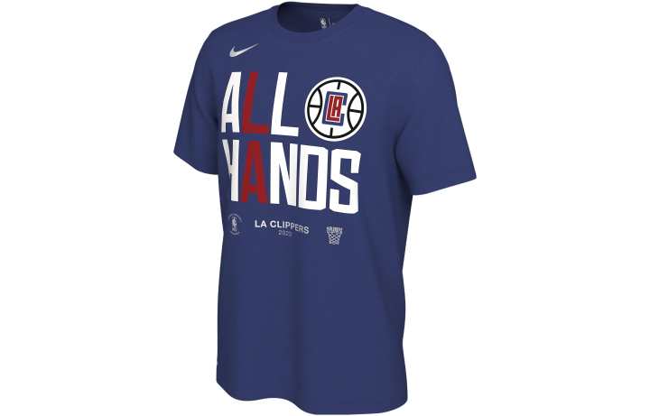 Nike Nike T Shirts Men's Dodger Blue Crew Neck Moderate