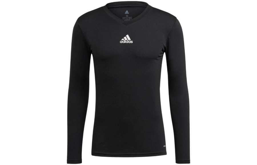 Adidas Adidas T Shirts Men's Black V Neck Moderate Straight Fit
