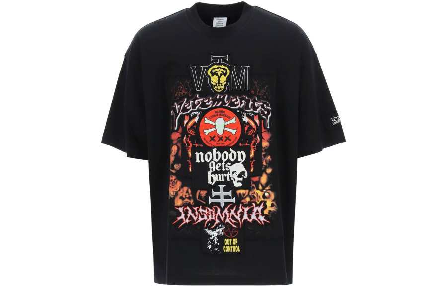 Vetements Metal Patched Logo T Shirt