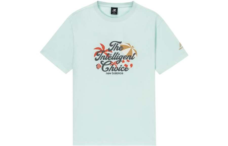 New Balance New Balance Athletics Casual T Shirts Men's Blue Crew Neck Moderate