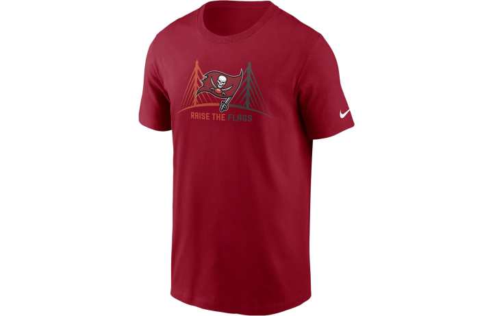 Nike Nike T Shirts Men's Red Crew Neck Moderate Straight Fit