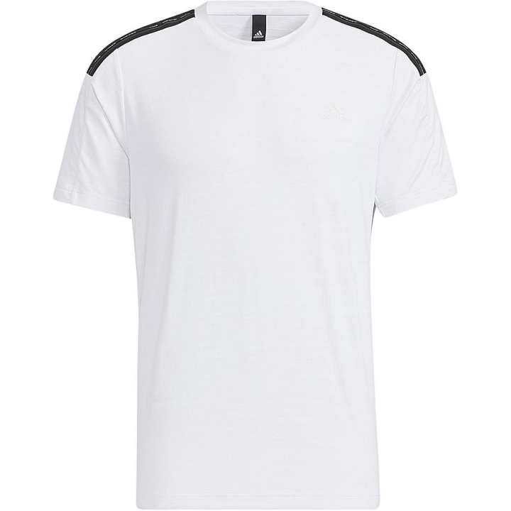 Adidas Adidas T Shirts Men's White V Neck Moderate Straight Fit