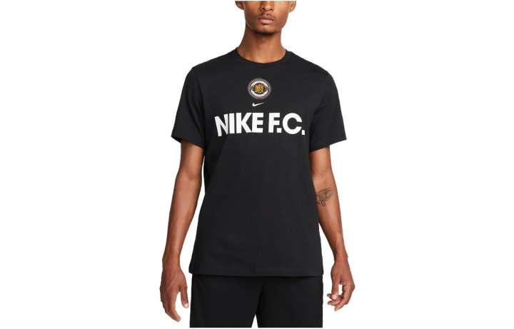 Nike Nike T Shirts Men's Black Crew Neck Moderate Straight Fit
