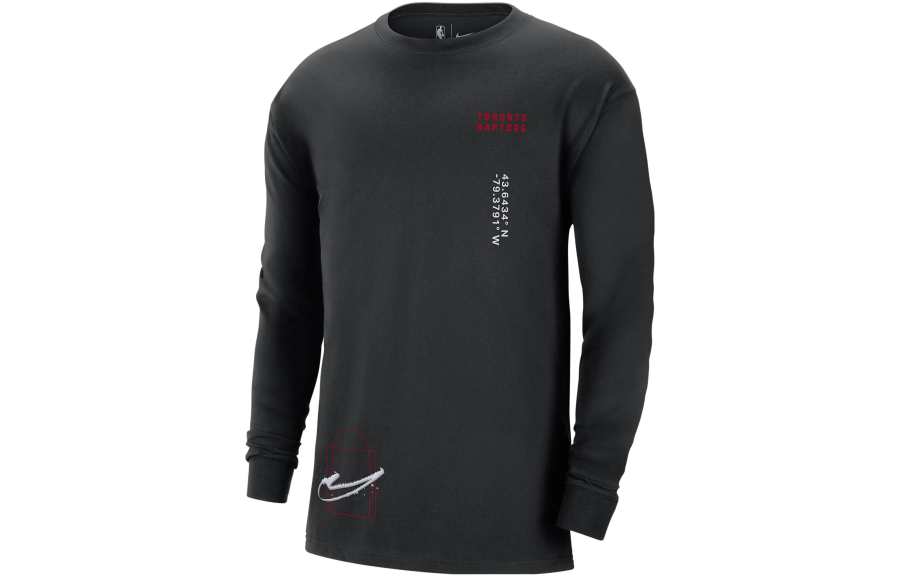 Nike Nike Toronto Raptors Courtside Max90 Men's Nike Nba Long-Sleeve T-Shirt