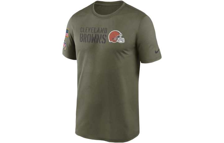 Nike Nike T Shirts Men's Green Crew Neck Moderate Straight Fit
