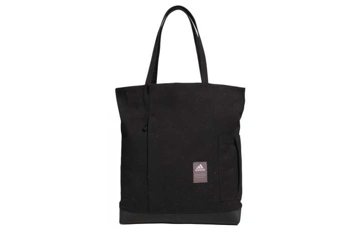 Adidas Adidas Front Zip Pocket Cotton Handbag, Shoulder Bag Unisex Black