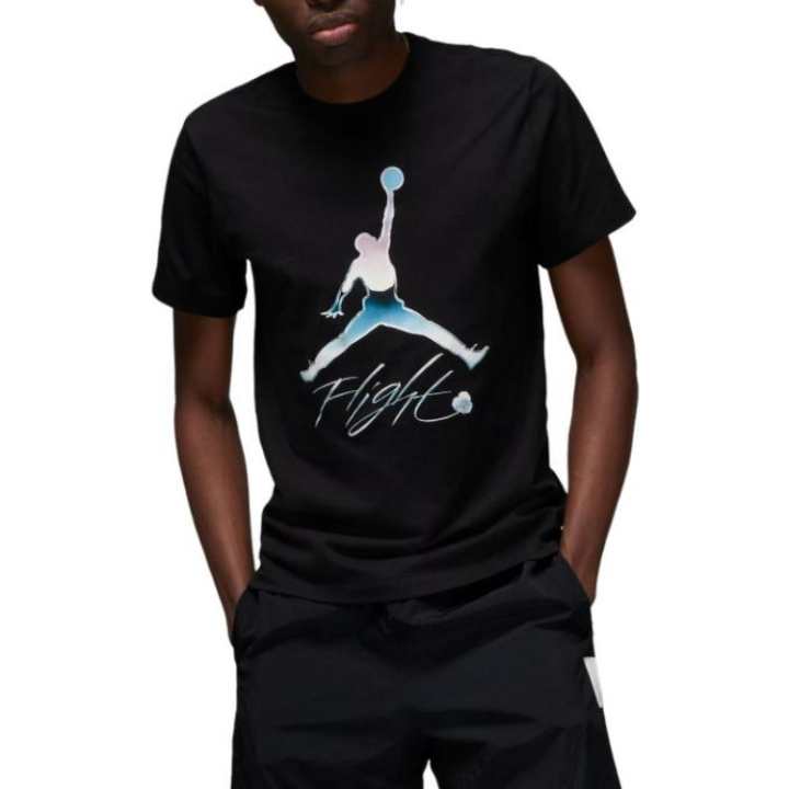 Jordan Jordan T Shirts Men's Black Crew Neck Moderate