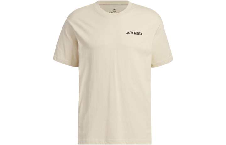 Adidas Adidas T Shirts Unisex Khaki Crew Neck Moderate Straight Fit