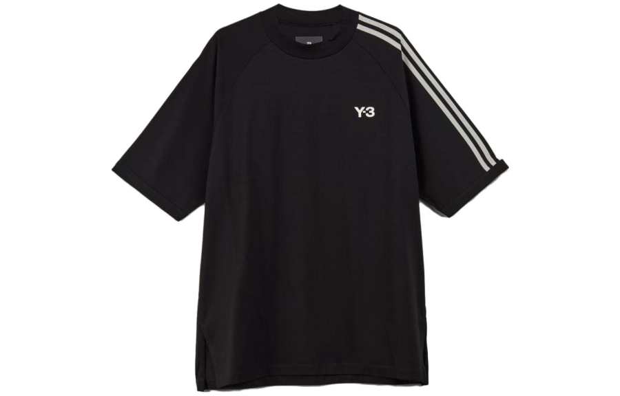 Y-3 Y 3 Logo print Cotton T shirt