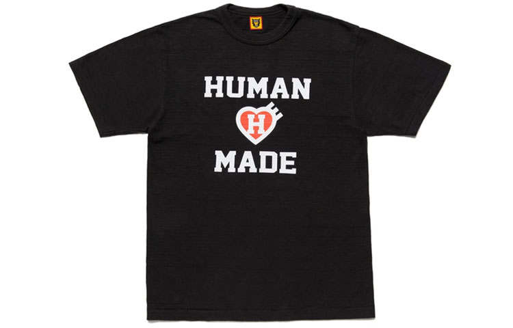 HUMAN MADE T Shirts Unisex Crew Neck Moderate Straight Fit