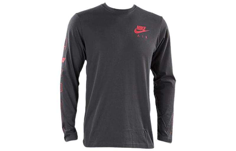 Nike Nike T Shirts Men's Black Crew Neck Moderate Straight Fit