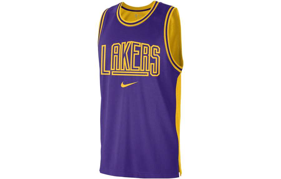 Nike Nike T Shirts Men's Purple Crew Neck Moderate Straight Fit