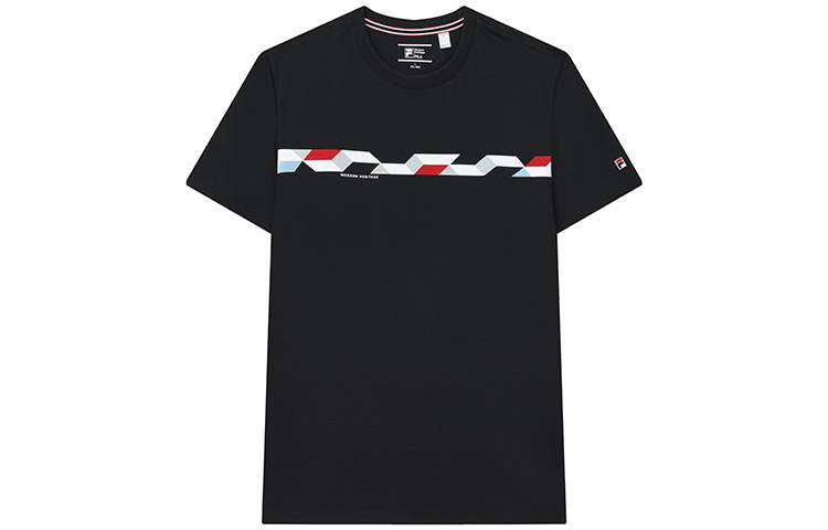FILA T Shirts Men's Legend Blue Crew Neck Thin Straight Fit