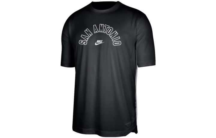 Nike Nike T Shirts Men's Black Crew Neck Moderate Straight Fit