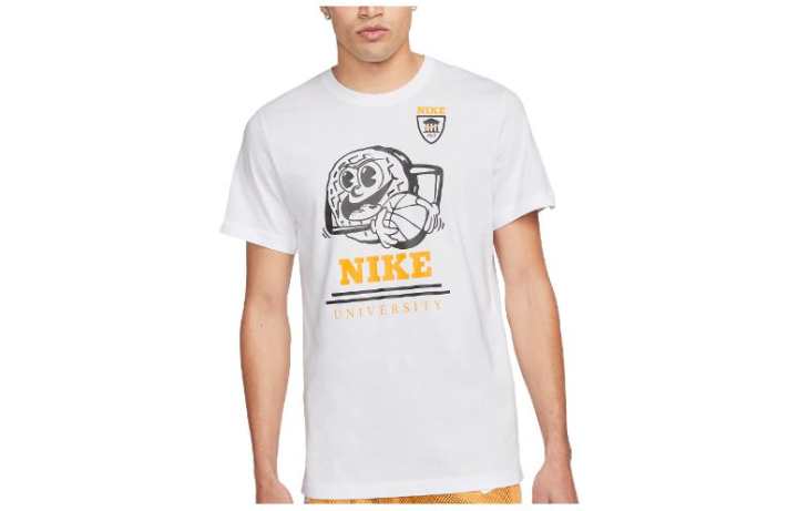 Nike Nike T Shirts Men's White Crew Neck Moderate
