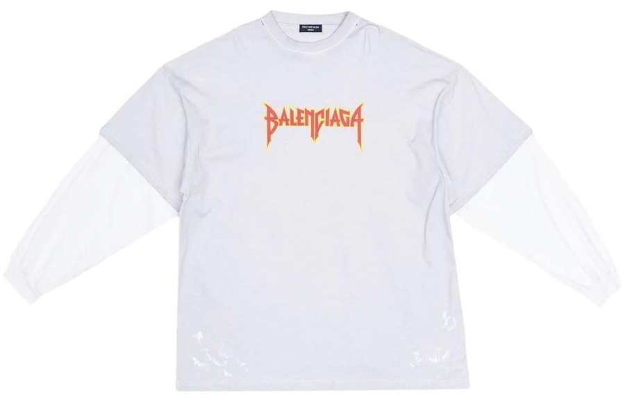 Balenciaga 【Previous Season】Metal double-sleeves T-shirt