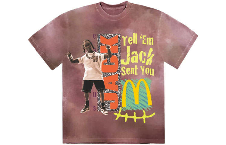 Travis Scott X McDonald's Jack Smile Ii T Shirt